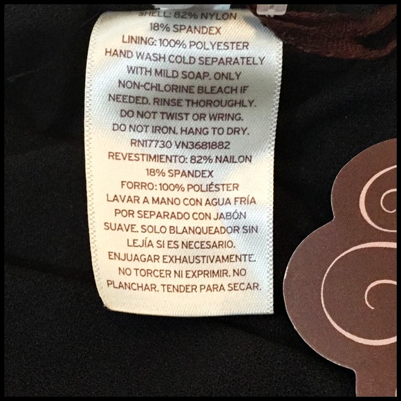 NWT Knox Rose Black 1 Piece Halter Style Swimsuit - Picture 8 of 8